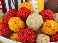 Kansas City Chiefs Rice Krispie Bites