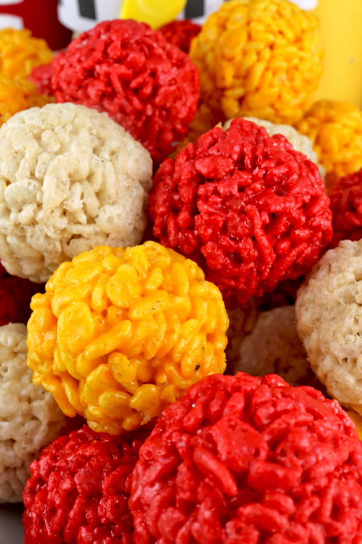 Kansas City Chiefs Rice Krispie Bites