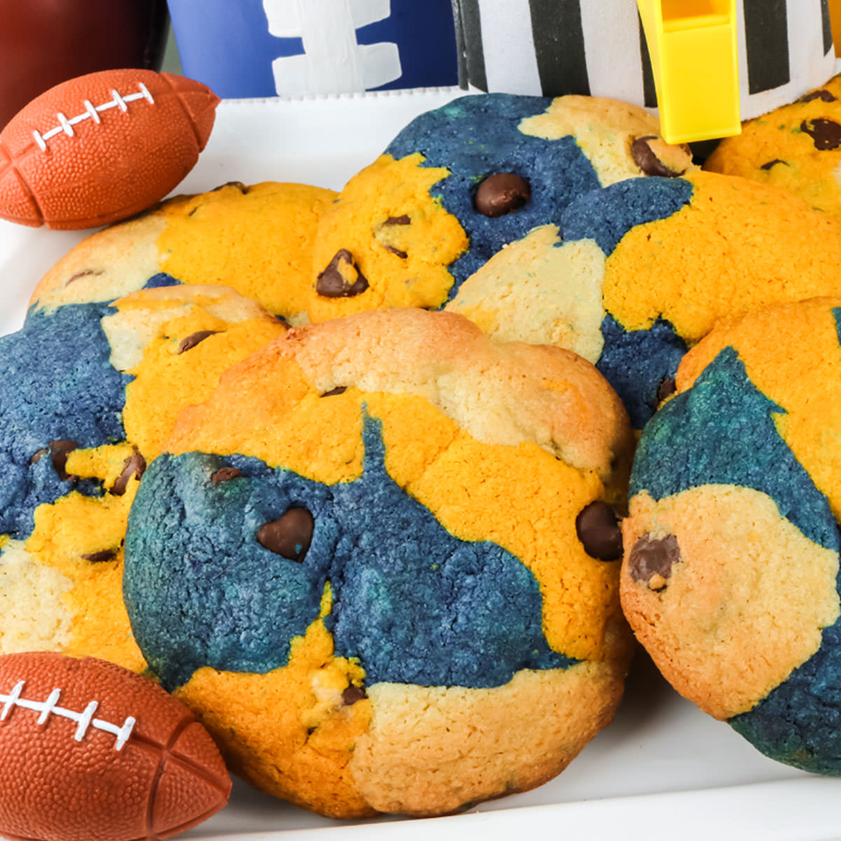 Los Angeles Rams Chocolate Chip Cookies