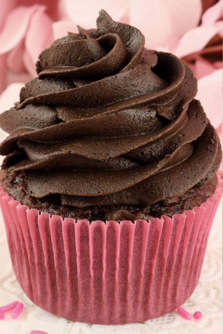 The Best Dark Chocolate Buttercream Frosting - Two Sisters