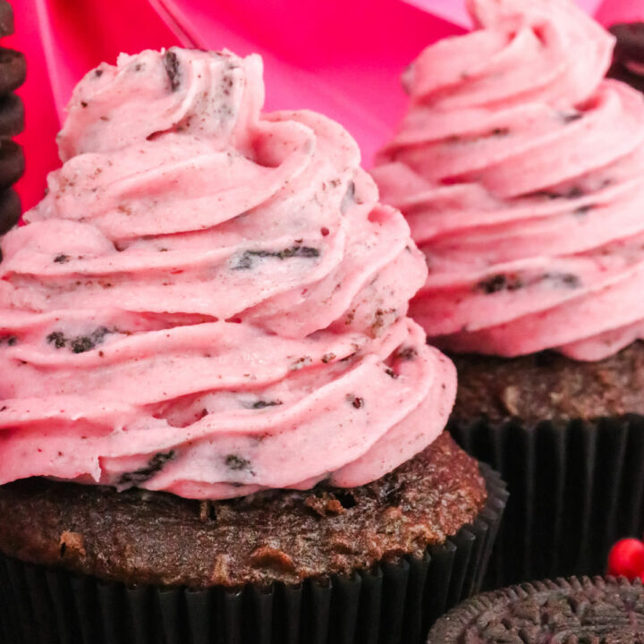 Raspberry Oreo Buttercream Frosting - Two Sisters