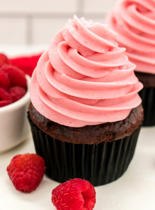 The Best Raspberry Buttercream Frosting - Two Sisters