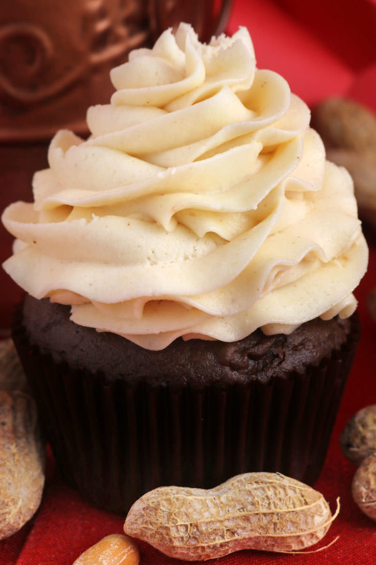 The Best Peanut Butter Whipped Cream Frosting - Two Sisters
