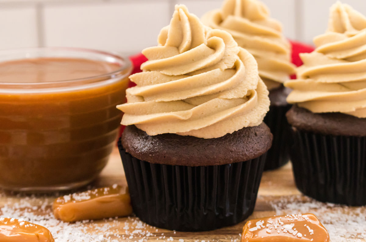 The Best Salted Caramel Buttercream Frosting - Two Sisters