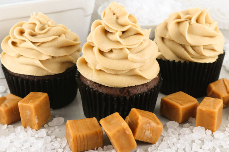 The Best Salted Caramel Buttercream Frosting - Two Sisters