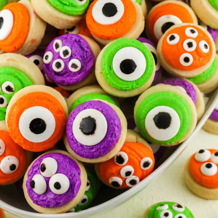 Mini Monster Sugar Cookies