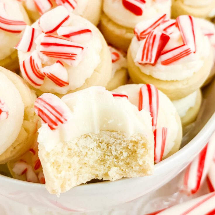 Peppermint Sugar Cookie Bites