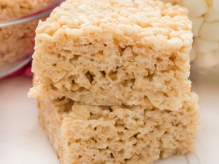 BEST Homemade Rice Krispie Treats Recipe - Dessert for Two