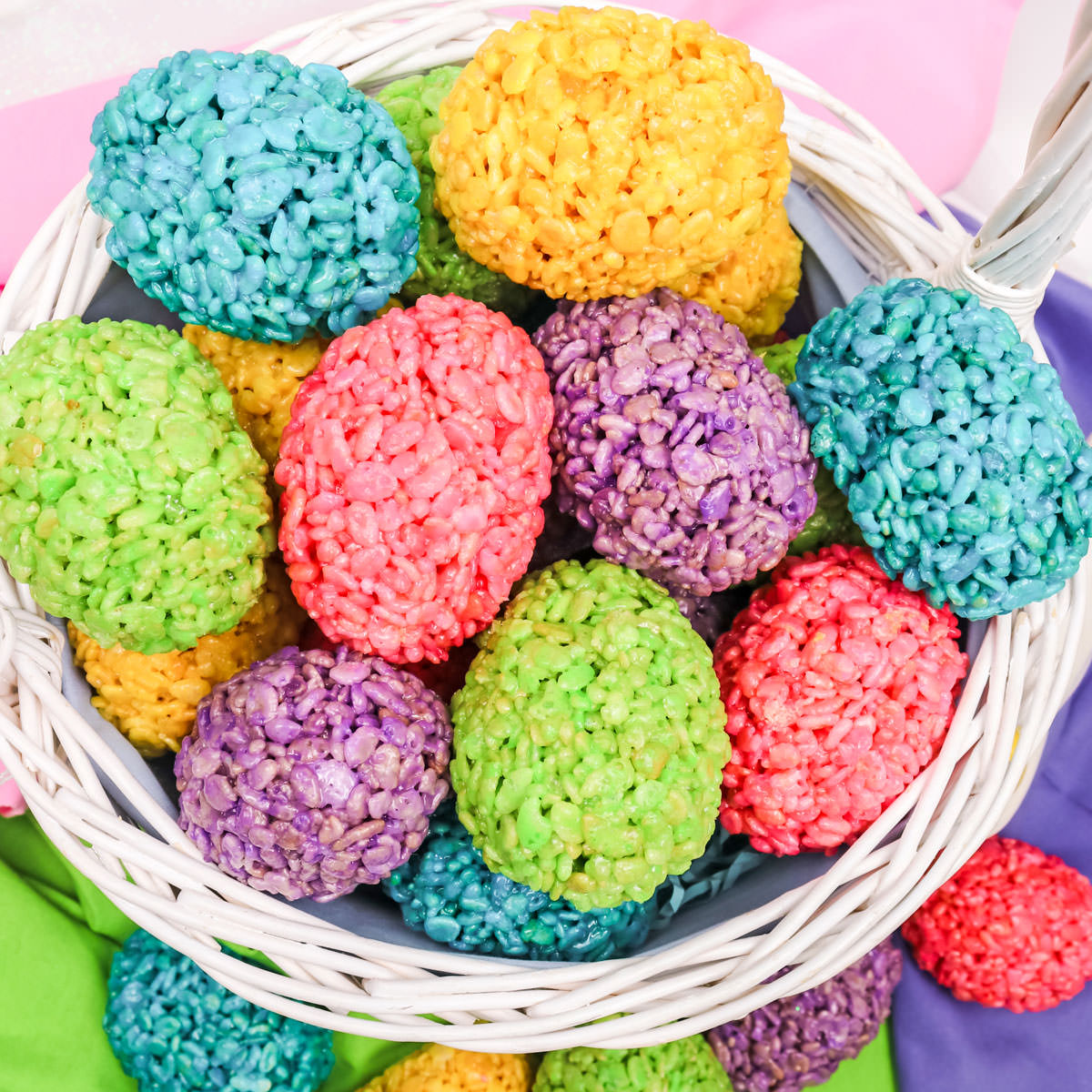 Easter Egg Rice Krispie Treats - The Gracious Wife