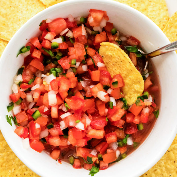 Pico de gallo, Receta fácil