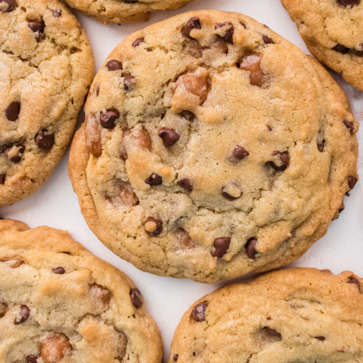 Caramel Chocolate Chip Cookies