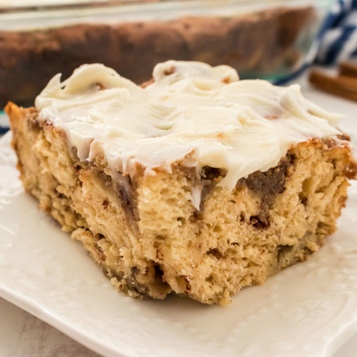 Cinnamon Roll Breakfast Casserole