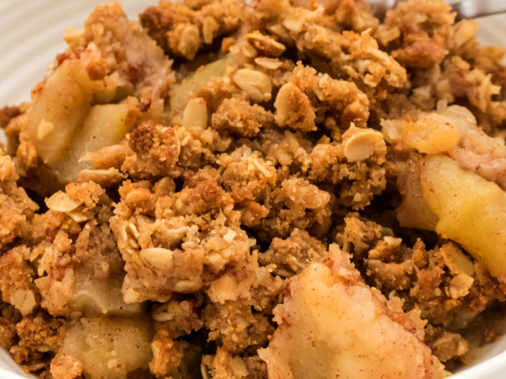 Amazing Apple Crisp Recipe (double crumbs!) - Creations by Kara