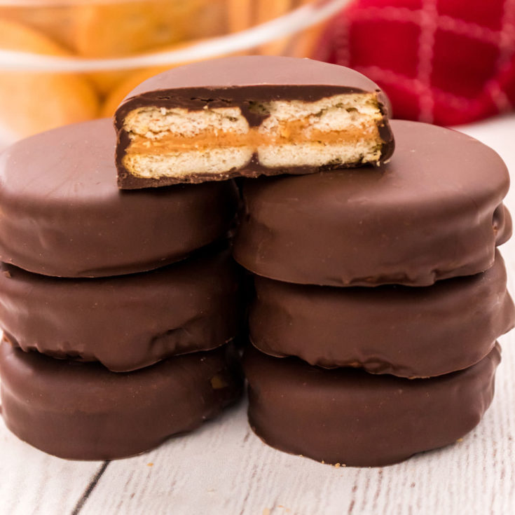 Chocolate Peanut Butter Ritz Cookies