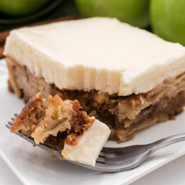 Apple Spice Cake with Cinnamon Frosting - A Classic Twist