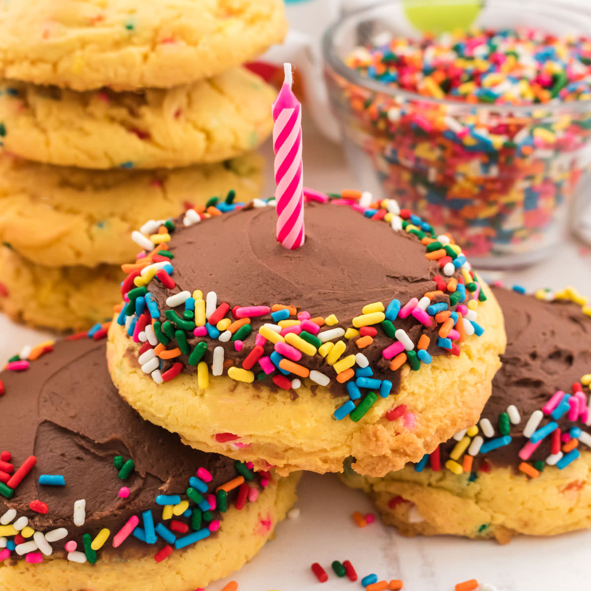 Birthday Cookies Recipe • Food Folks and Fun