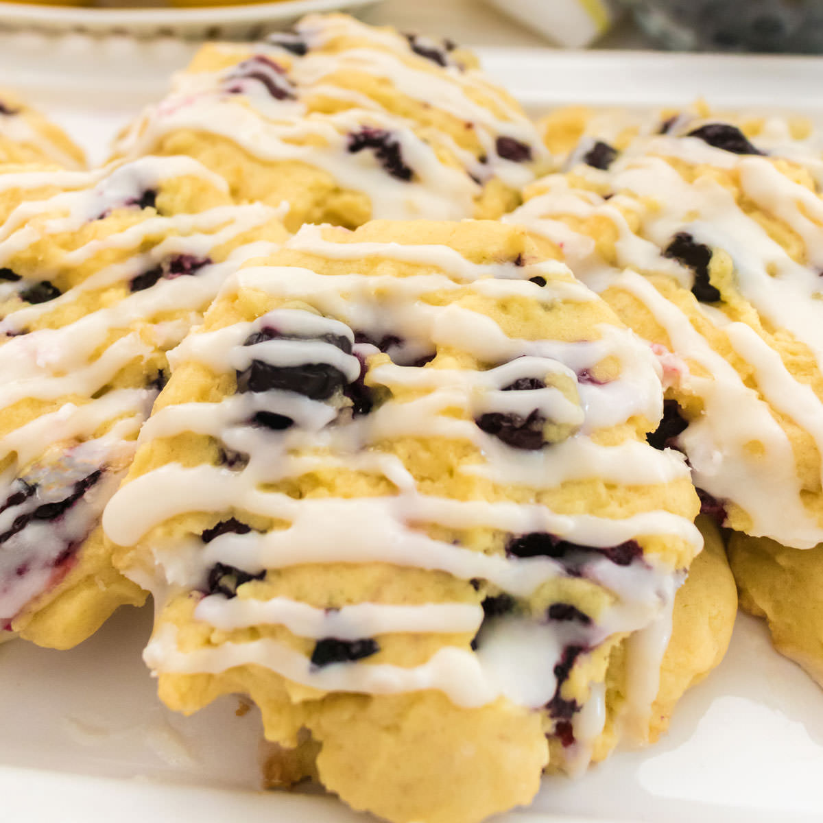 Lemon Sugar Cookies with Blueberry Frosting Story - Make the Best of  Everything