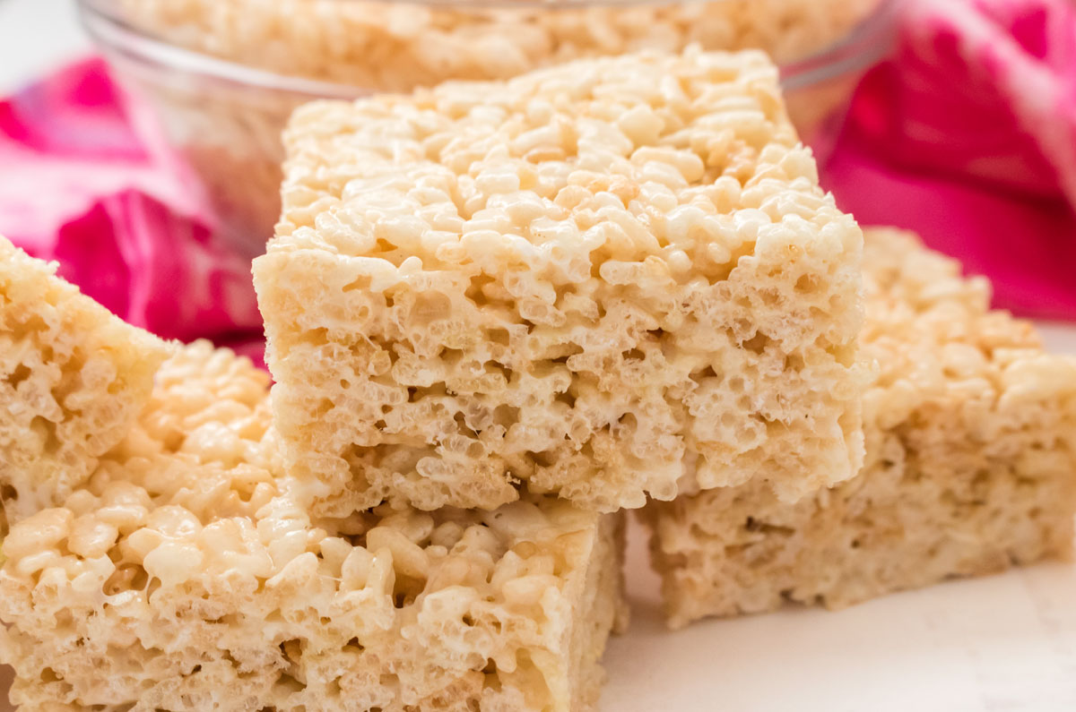 Caramel Rice Krispie Treats - Two Sisters