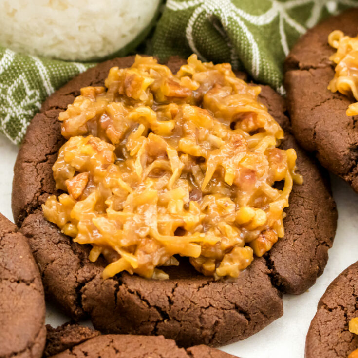 German Chocolate Cookies